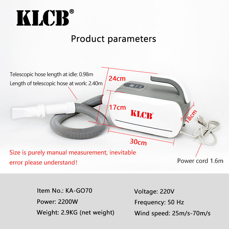 KLCB Air Blower Car Dryer Water Drying Machine for Car Wash