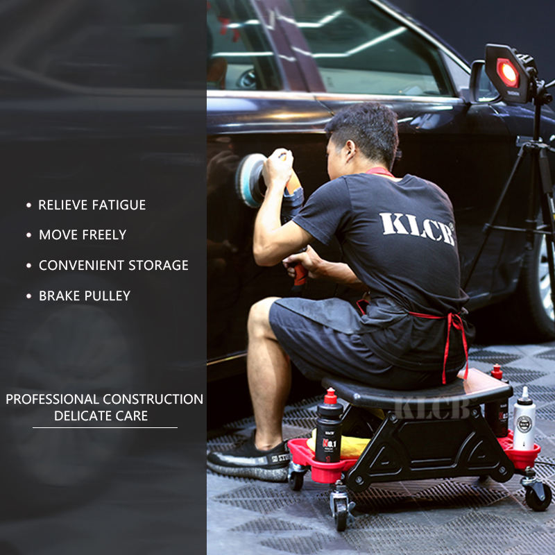 KLCB G069 High Quality Plastic Stool Car Wash Detailing Storage Stool