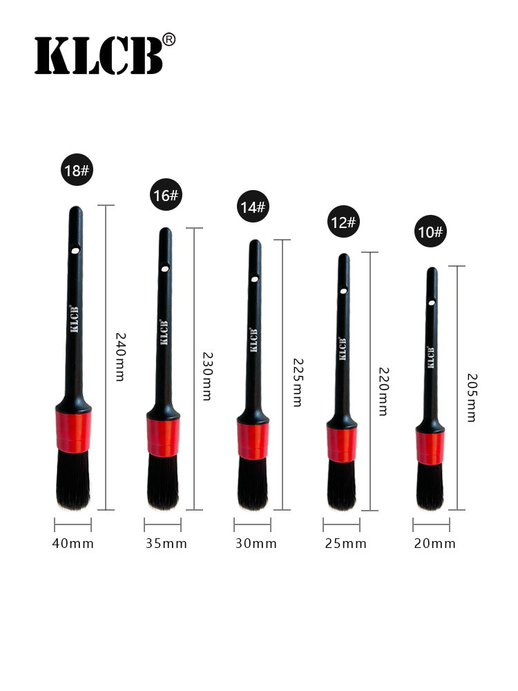 KLCB Soft Car Detailing Brush Set