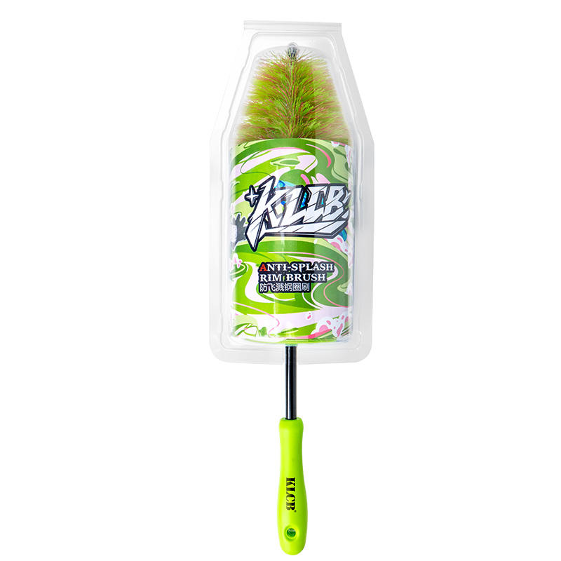 KLCB Anti-splash Rim Car Cleaning Brush Car Steel Wheel Detailing Car Wash Brushes