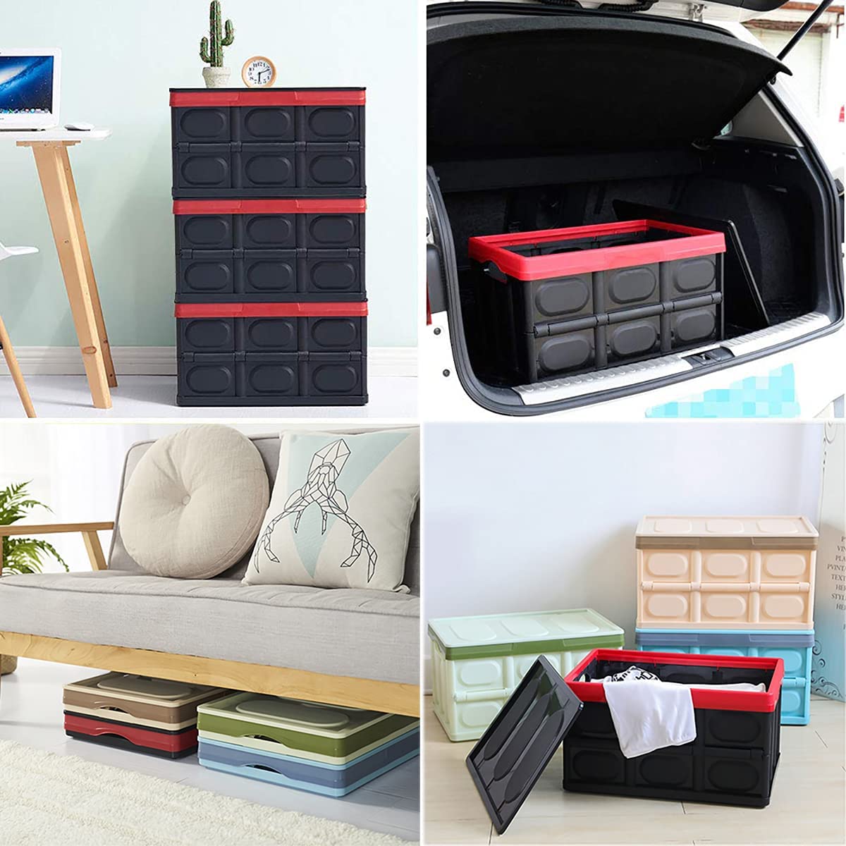High Quality Foldable Container Box - Collapsible - with clip and without clip