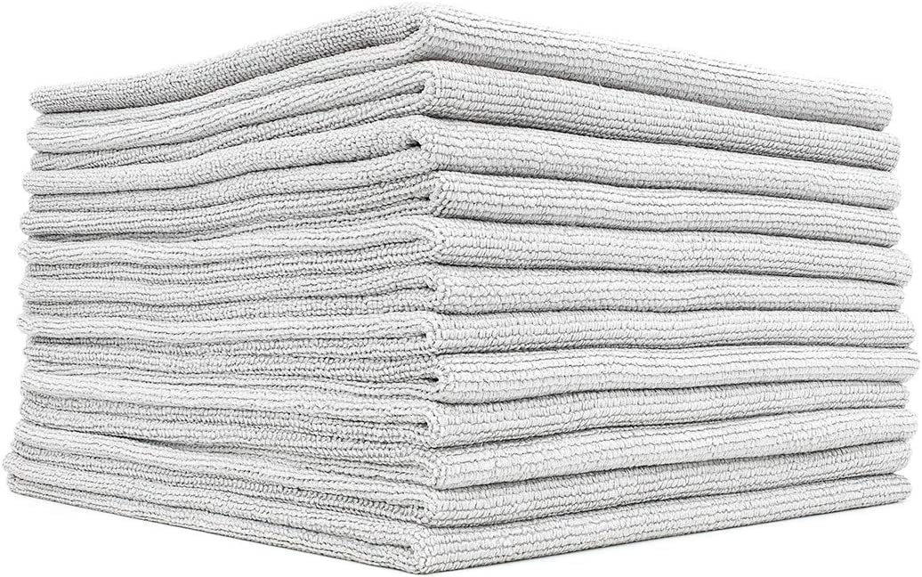 Edgeless All-Purpose Microfiber Cleaning Towels, Highly Absorbent, Lint-Free, Streak-Free, 350sgm,40x40cm ,Min 50pcs